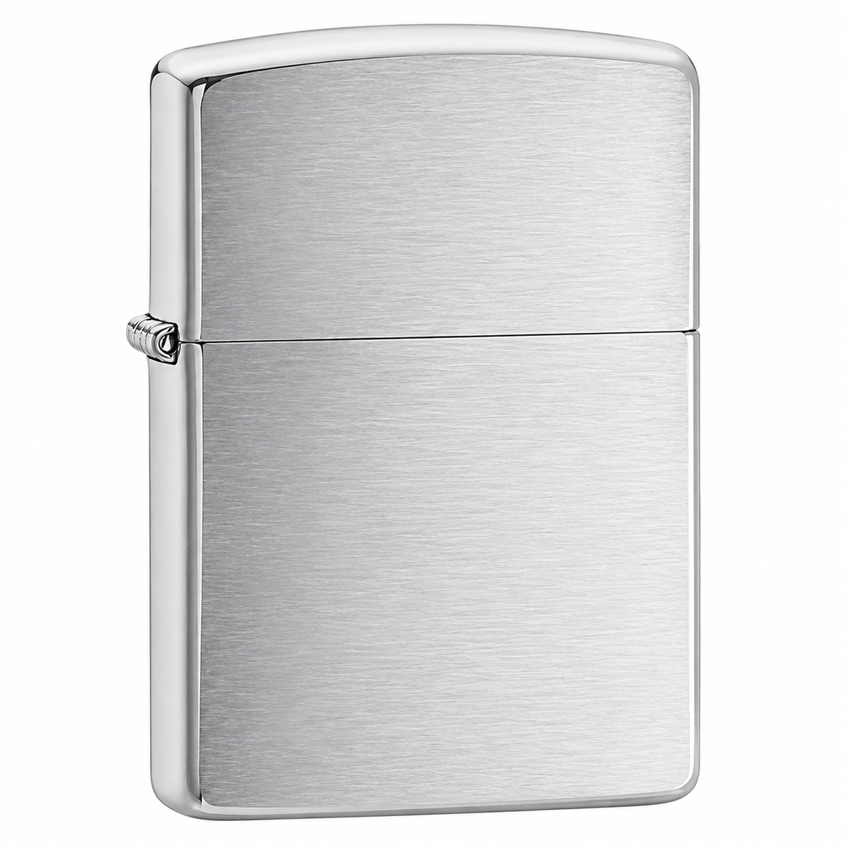 Vintage Zippo Lighter - Chrome Brush Finish