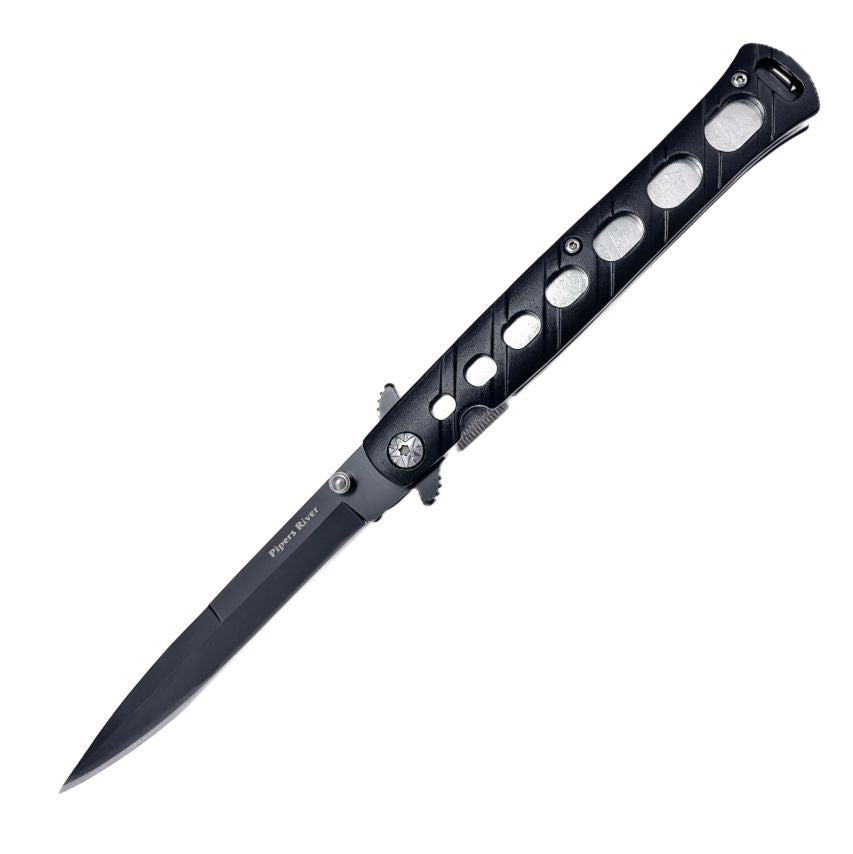 Pipers River Black Slim Folder Black