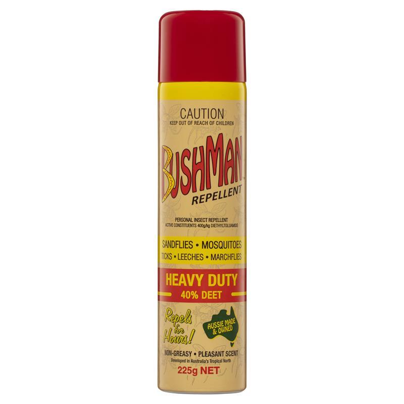 BUSHMAN ULTRA AEROSOL HEAVY DUTY 225GM
