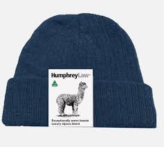 Humphrey Law 70% Alpaca Wool Beanie - Navy