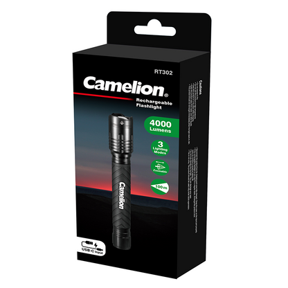 Camelion RT302 4000 Lumen Rechwrgeable Torch
