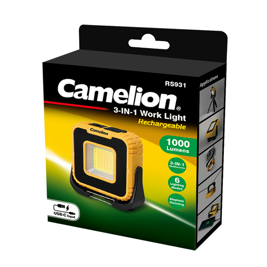 Camelion Rechargeable Worklight 6 Function RS931