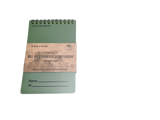 WATERPROOF NOTEBOOK 50 PAGES