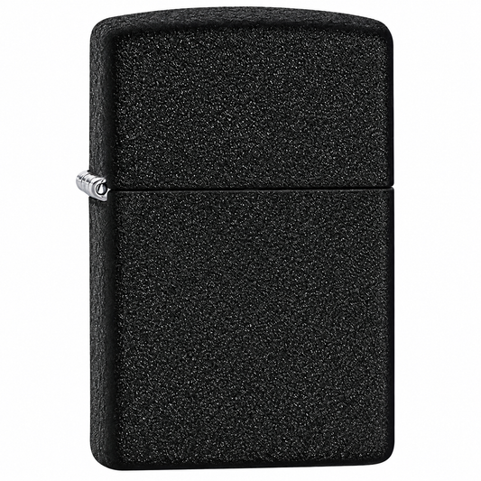 Zippo Lighter - Black Crackle