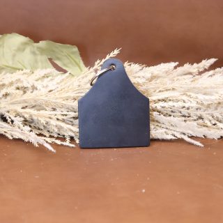 Leather Cow Tag