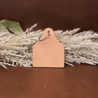 Leather Cow Tag