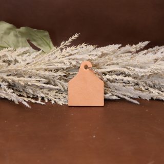 Leather Cow Tag
