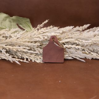 Leather Cow Tag
