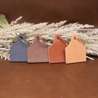 Leather Cow Tag