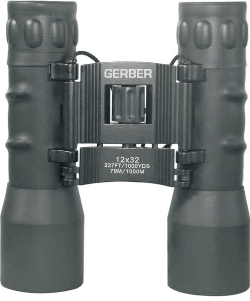 Gerber Pocket 12x32 High Power Compact Folding Binoculars