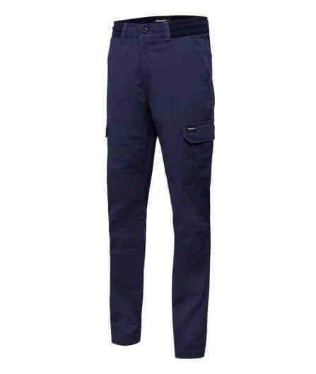 KINGGEE RIB WAIST PANTS NAVY 82