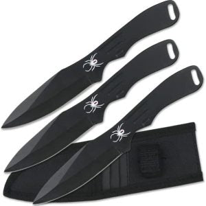 Perfect Point Black Spider Throwers 3PK