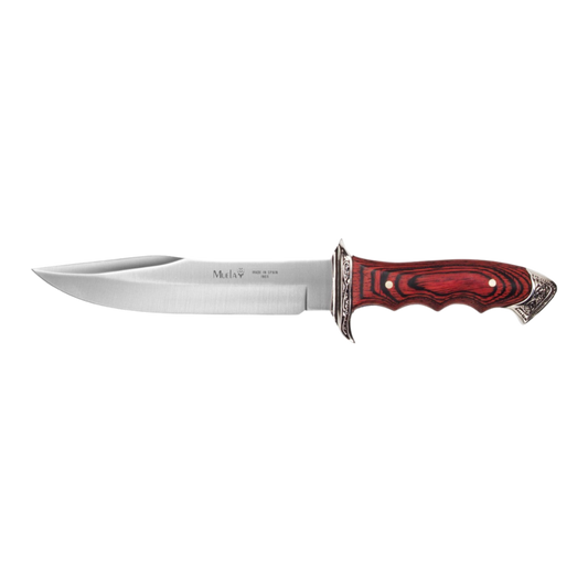 Muela Venecia Bowie/Silver Plated & Wooden Handle