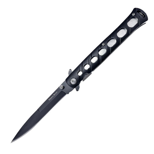 Pipers River Black Slim Folder Black