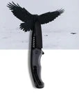 Koi "Ray" The Raven Pocket Knife