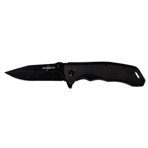 SICUT EDC Flipper Folding Knife 3.5″ - Black