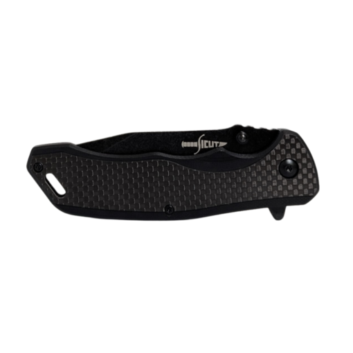 SICUT EDC Flipper Folding Knife 3.5″ - Black