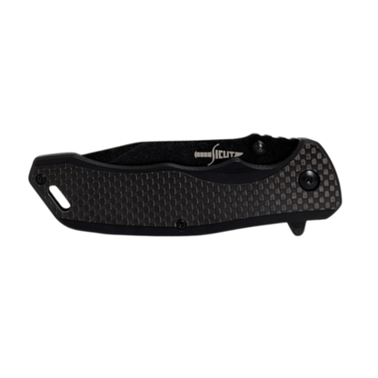 SICUT EDC Flipper Folding Knife 3.5″ - Black