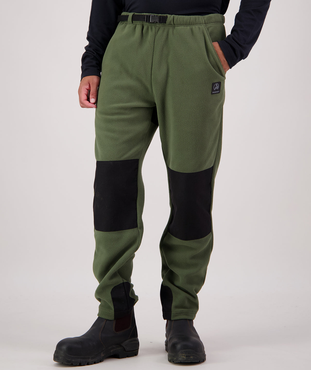 SWANDRI HIGH ROCK MENS FLEECE PANTS OLIVE