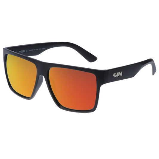 SIN XCL Vespa II - Matte Black/Red
