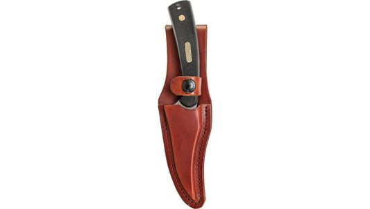 Old Timer Sharpfinger Fixed Blade With Leather Sheath