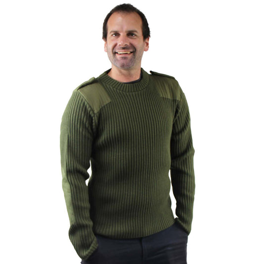 SPECIAL FORCES ARMY WOOL JUMPER GREEN