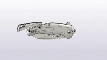 Koi "Ray" The Raven Pocket Knife