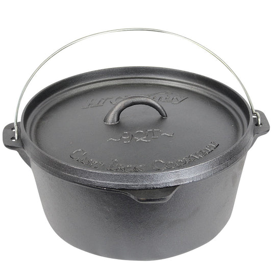 9QT Cast Iron Camp Oven Lid Lipped