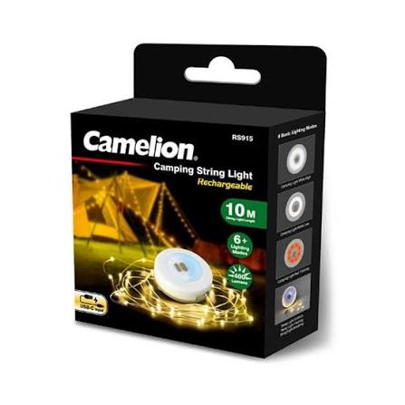 CAMELION 2-IN-1 CAMPING STRING LIGHT