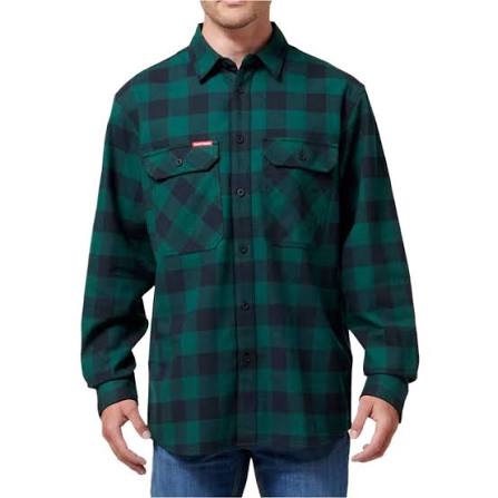 Hard Yakka Men's Flannelette Shirt