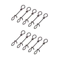 SEAHORSE DROPSHOT CLIP BLACK 23mm 70lbs 10PACK