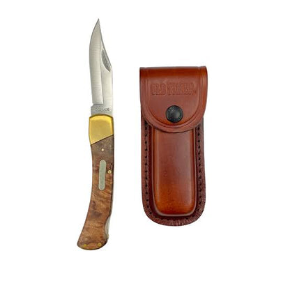 Old Timer Golden Bear Knife 5″ Ironwood