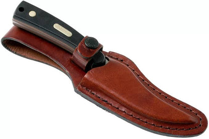 Old Timer Sharpfinger Fixed Blade With Leather Sheath