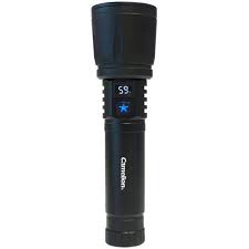 CAMELION RECHARGEABLE FLASHLIGHT W/ DIGITAL BATTERY DISPLAY RT309