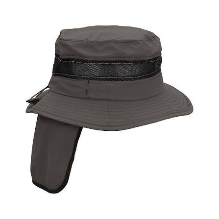 AVENEL POLYESTER HAT W/HIDDEN NECKFLAP