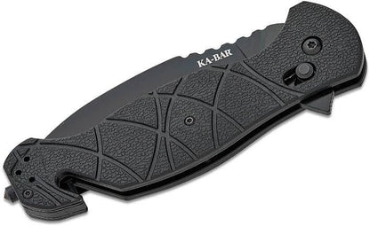 Ka-bar 3085 Coytu Folding Knife 3.5 Aus-8 Drop Point Bl