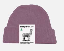 Humphrey Law 70% Alpaca Wool Beanie - Pink