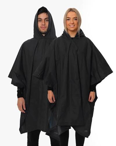 XTM Stash Rain Poncho - Black