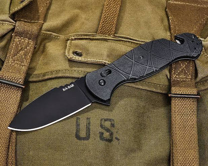 Ka-bar 3085 Coytu Folding Knife 3.5 Aus-8 Drop Point Bl