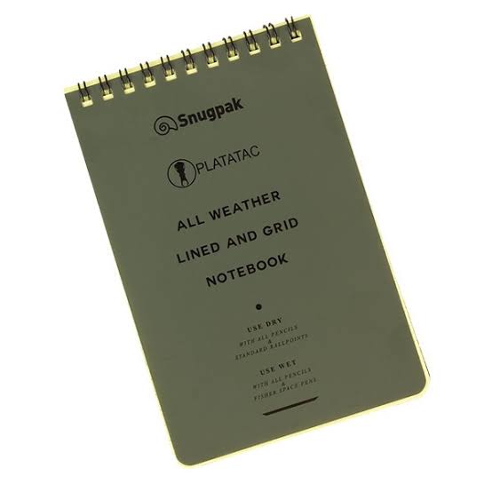 PLATATAC ALL WEATHER NOTEBOOK