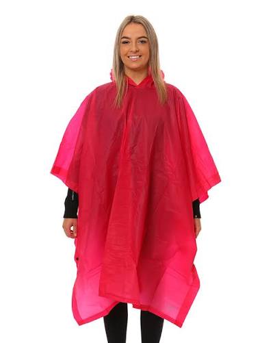 XTM Stash Rain Poncho - Raspberry
