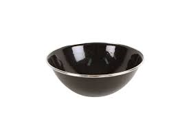 Premium Enamel Bowl 19CM Black