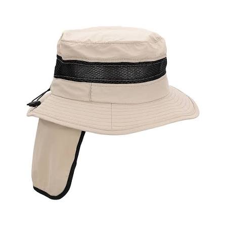 AVENEL POLYESTER HAT W/HIDDEN NECKFLAP