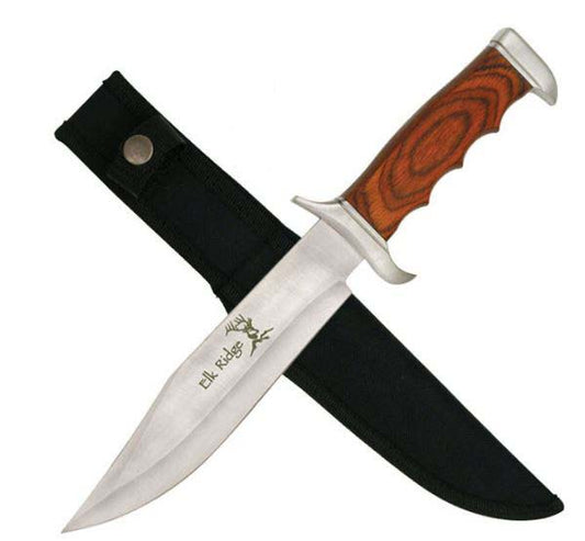 ELK RIDGE BOWIE KNIFE with Nylon SHEATH