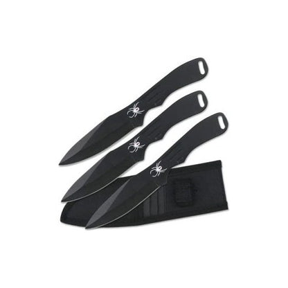 Perfect Point Black Spider Throwers 3PK
