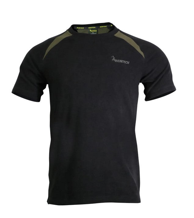 HUNTECH PERFORMANCE TEE BLACK