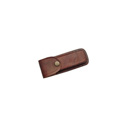 Plain Leather Pouch 127mm Lrg