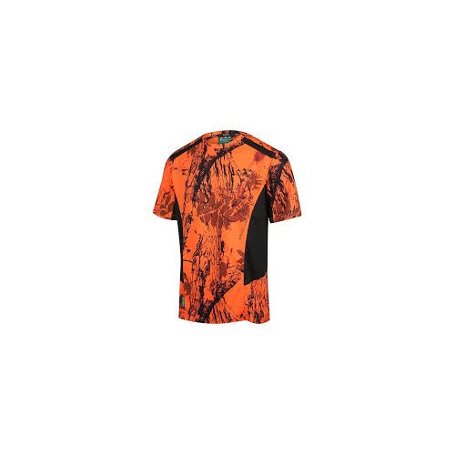 Ridgeline Whanau Mens Tee - Blaze Camo/Black L