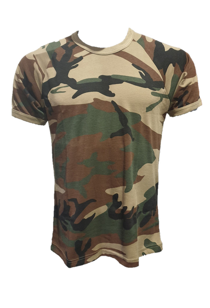 Huss Army Camo T-Shirt - Woodland