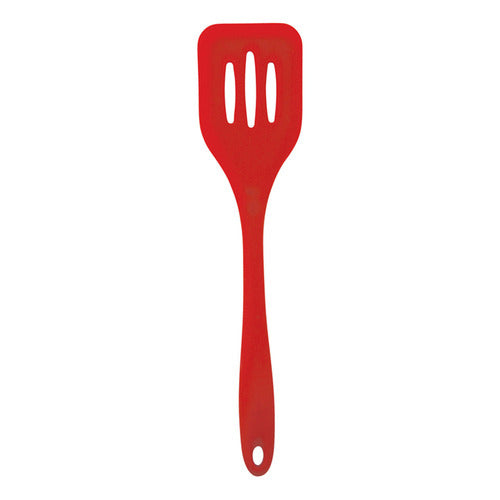 Avanti Silicone Slotted Turner Red
